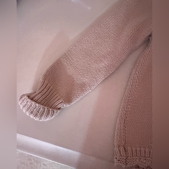 Savannah girl’s button up sweater cardigan size 3T / beige - Picture 5 of 6